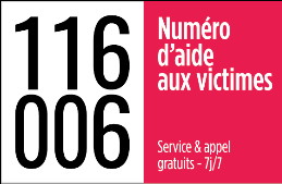 116 006 Numéro d'aide aux victimes
